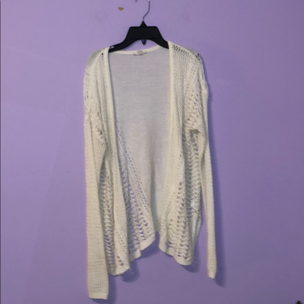 Never been worn white cardigan